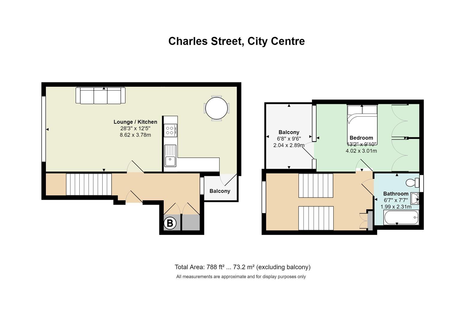 Floorplan for Charles Street, City Centre, Cardiff